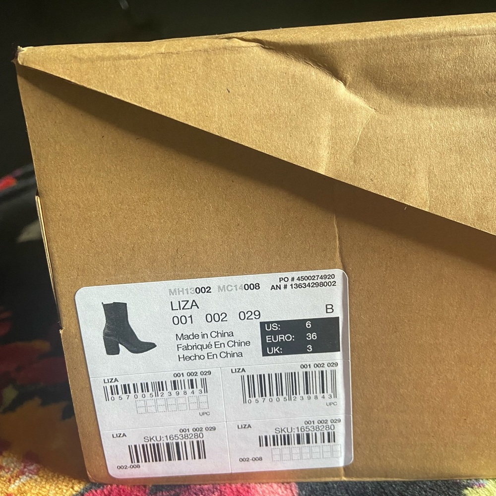 Call It Spring - “Liza” High heel chelsea booties - Block heel. VEGAN. Size 6 - Picture 7 of 13